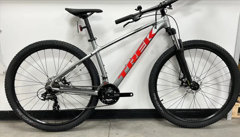 EX DISPLAY Trek Marlin 4 Hardtail Mountain Bike MediumLarge 2022 in Silver-1